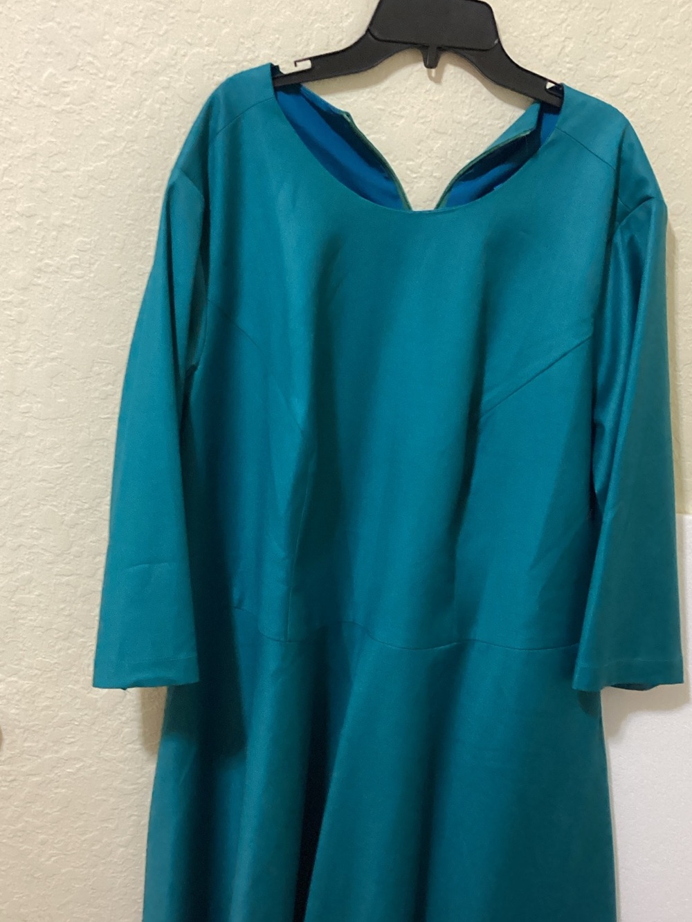 Teal High-Low Women's Dress - Elegant A-Line Style